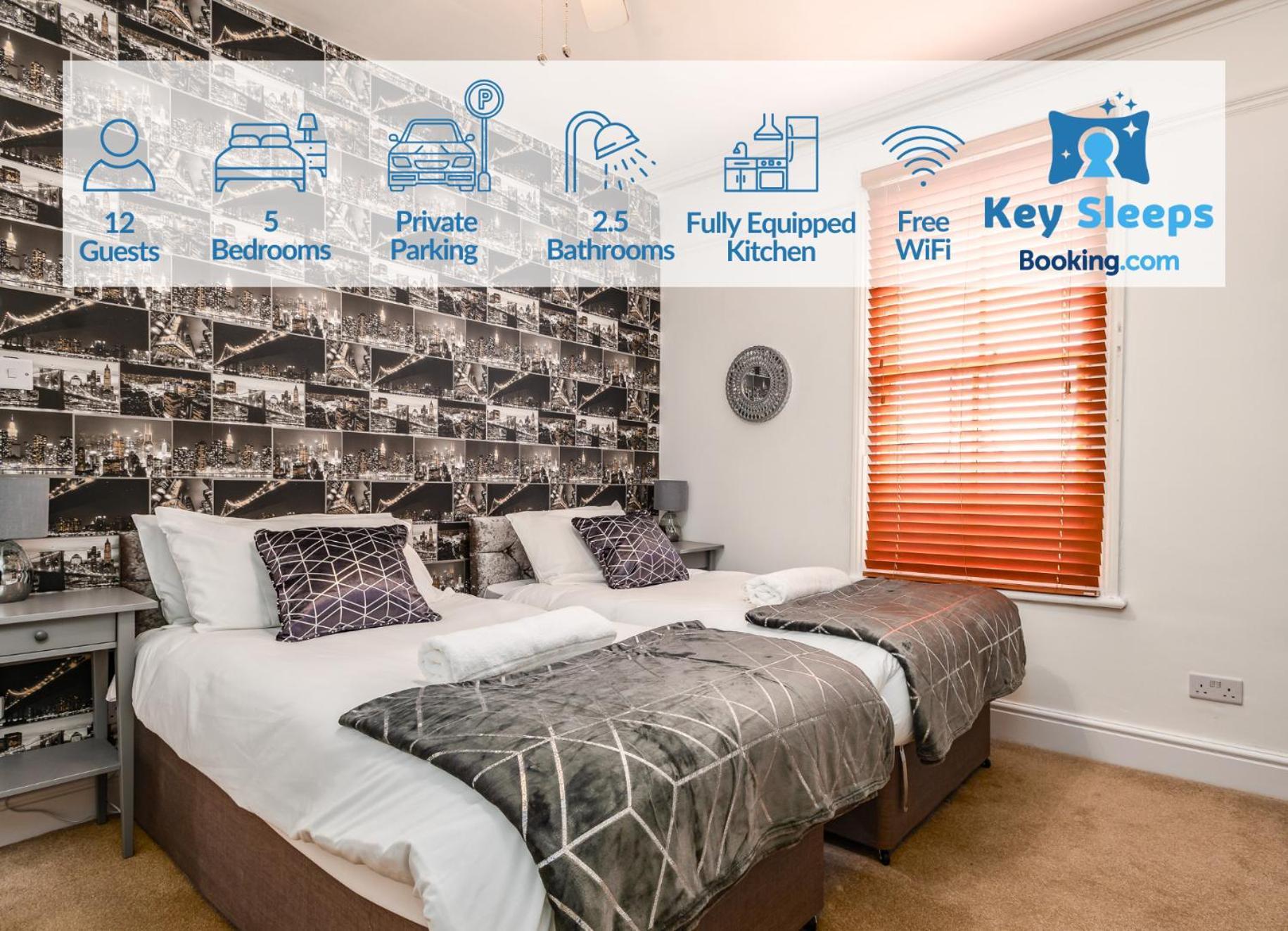 Spacious Contractor House For Large Groups - Private Parking Нортгемптон Екстер'єр фото